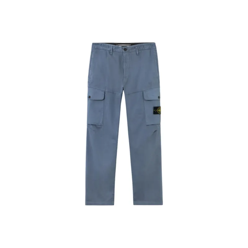 STONE ISLAND Cargo Pants Men's Air Force Blue-0