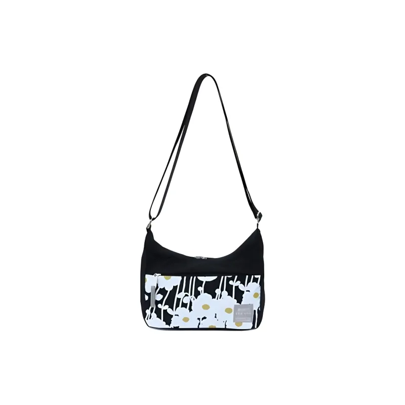 Anello SOU SOU Collaboration Polyester Shoulder Bag Crossbody Bag Mini Women's Black-0
