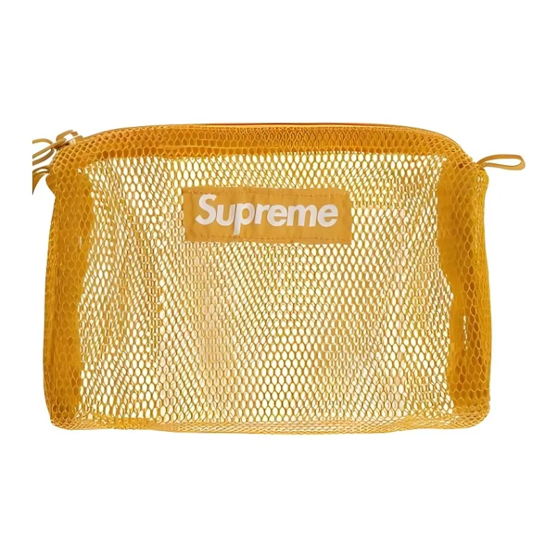 Supreme Spring/Summer 2020 Collection Nylon Toiletry, Makeup, Travel Storage Bag Unisex Yellow-3