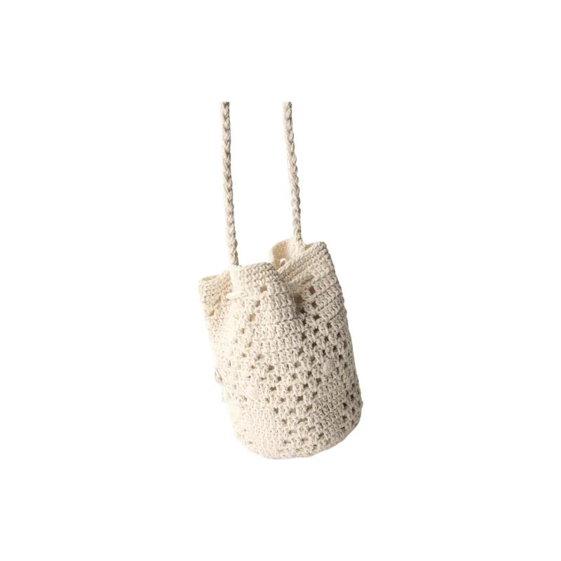 ZARA Polyester Crossbody Bags Regular Kids' Light Beige Yellow-4
