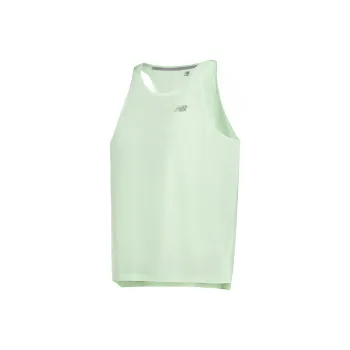 New Balance Tank Tops Men Melon Green