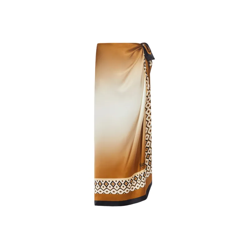 MaxMara Wrap Skirt Women's Brown-0