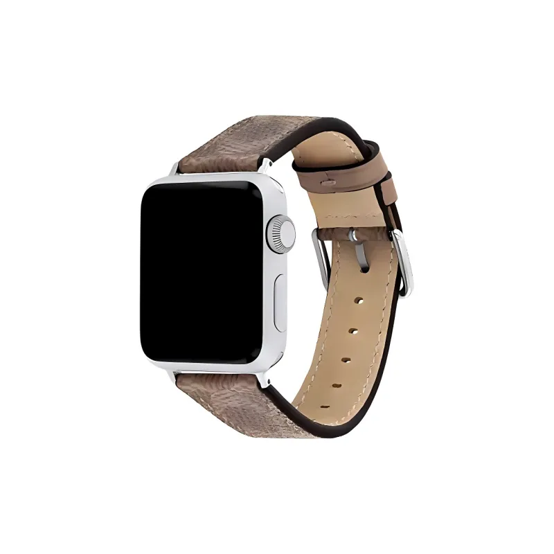 COACH Apple Compatibility Watch Band 41mm Canvas Material-0