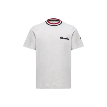 Moncler FW25 T Shirt Men's Gray
