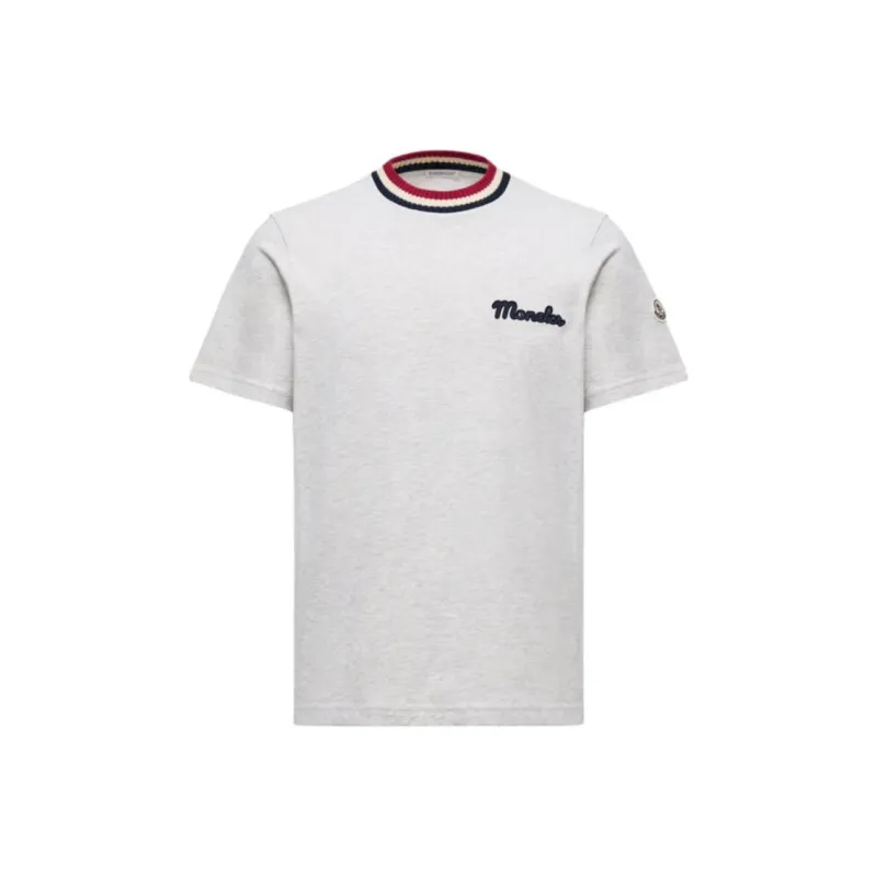 Moncler FW25 T Shirt Men's Gray-0