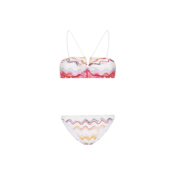MISSONI Wave Knitted V wire Bikini
