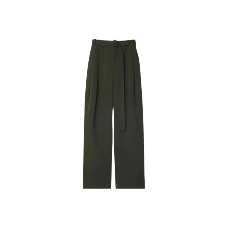 Burberry Casual Pants Women's Olive Green-0
