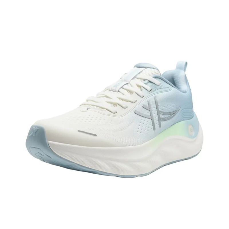 XTEP Cloud Wing 3 Breathable And Slip Resistant Low Top Casual Training Running Shoes Men's Sail White/Dusty Blue-1