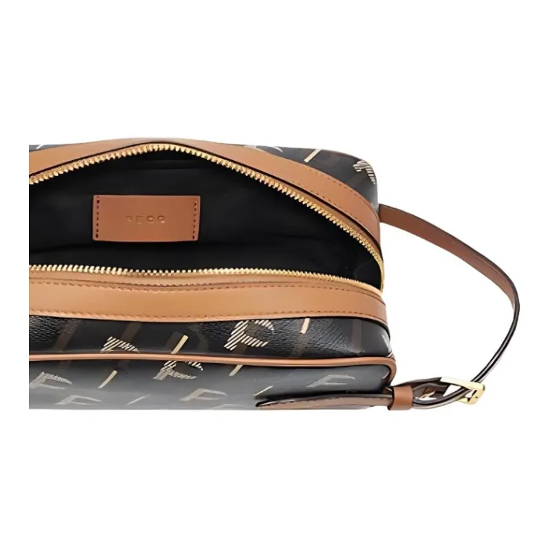 PECO PVC Polyvinyl Chloride Makeup Bag, Toiletry Bag, Travel Storage Bag Unisex Brown Monogram-4