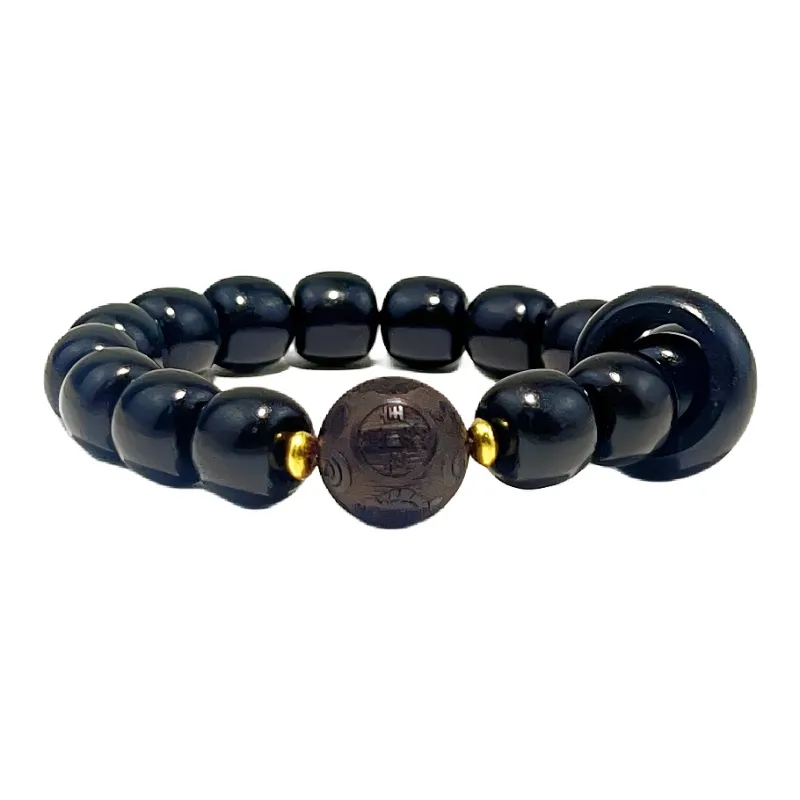 JUANLAN Wooden Bracelets Men-0
