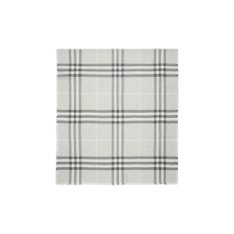Burberry Wool Knit Scarves Women's Blue-0