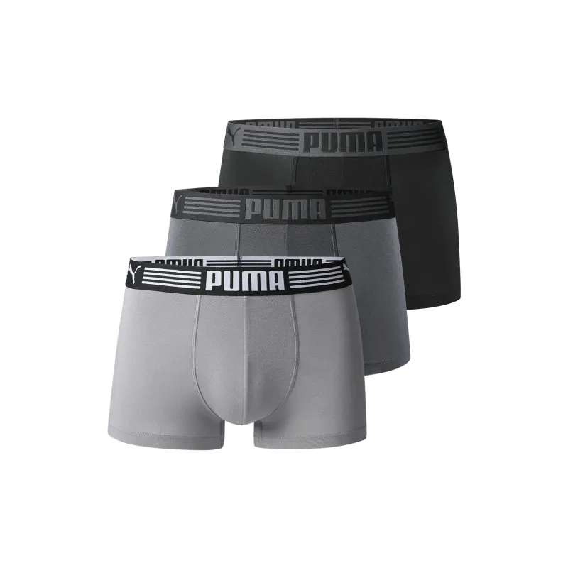 PUMA Boxer Shorts Men's Black/Dark Gray/Light Gray-0