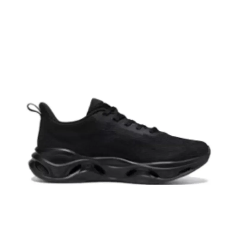 361° Abrasion Resistant Breathable Low Top Casual Training Sprint Running Shoes Men's Black-1