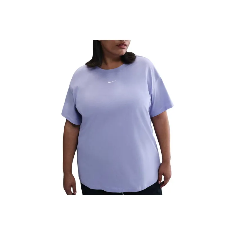 Nike Sportswear Essentials Collection Swoosh Drop Shoulder Sleeve T Shirt Women's-0