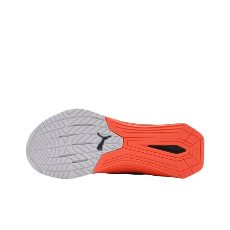 PUMA Low Top Training Shoes Unisex Black Orange-4