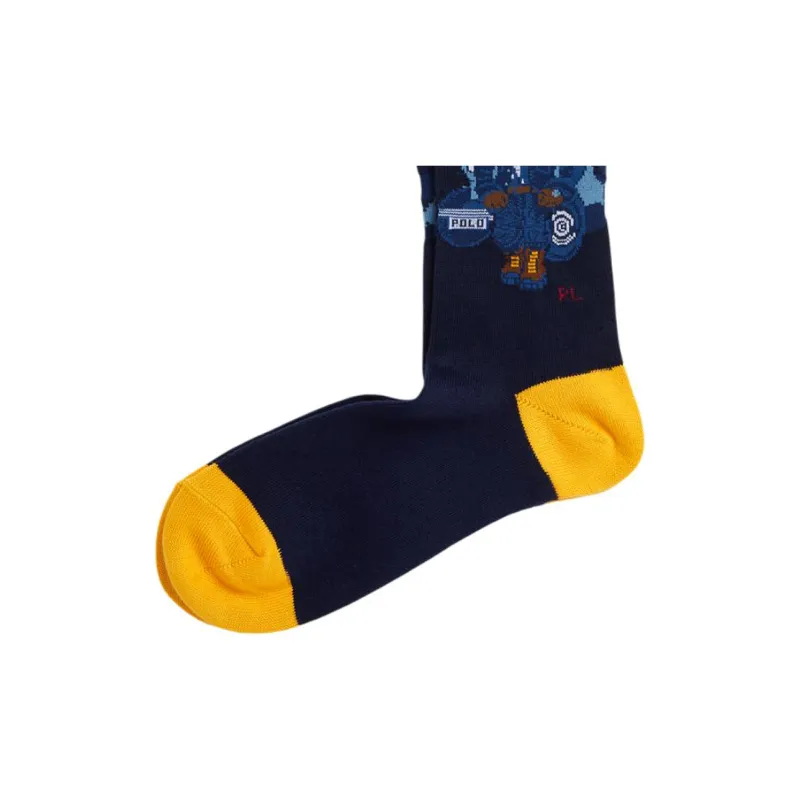 Polo Ralph Lauren SS24 Knee-High Socks Men's 1 Pack Nautical Blue-2
