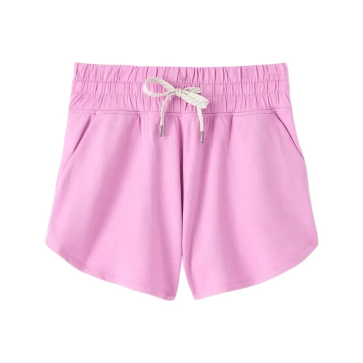 Vuori Sports Shorts Women's Hemp Pink/Azalea Pink Heather-0