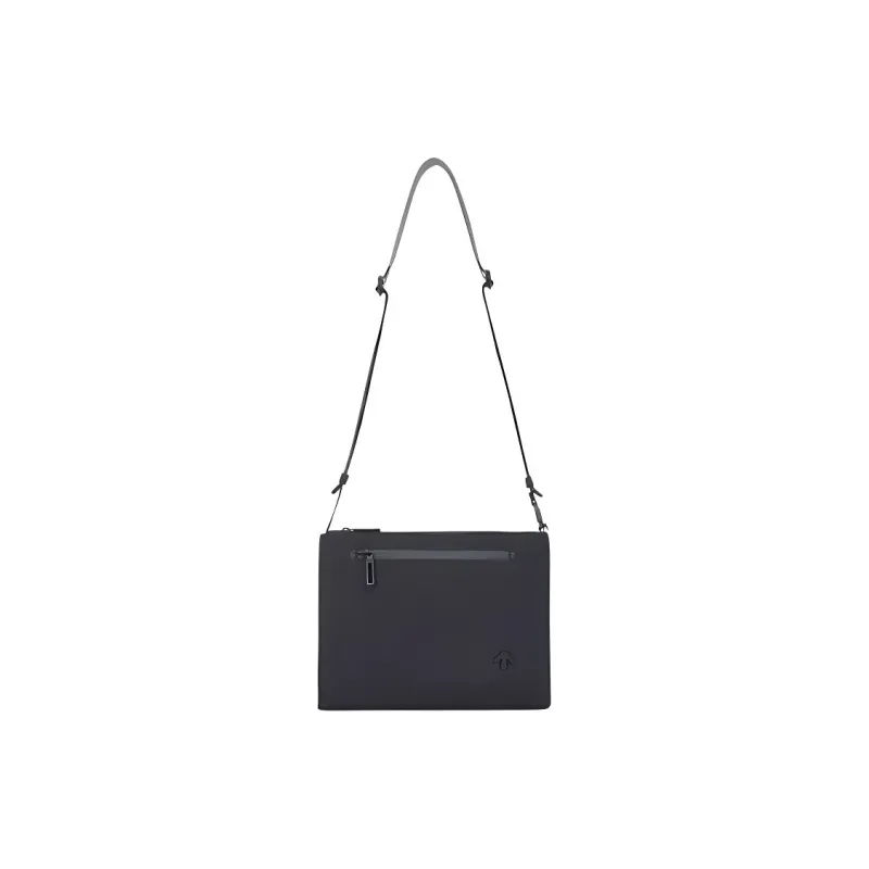 DESCENTE Shoulder Bags Woven Fabric Black Men's-0