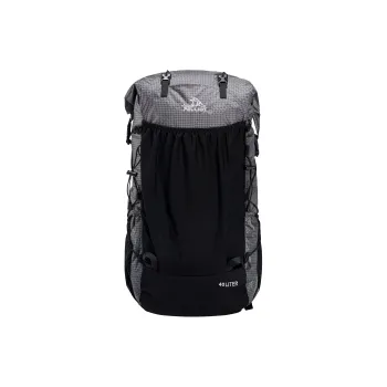 PELLIOT 60L Mountaineering Outdoor Bag Nylon Stone Gray/Deep Sea Blue Unisex