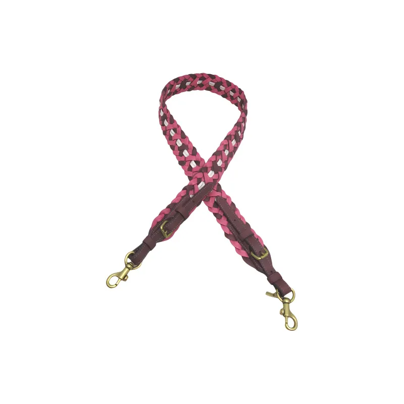 COACH Calfskin Bag Strap Women's Red & Pink-1