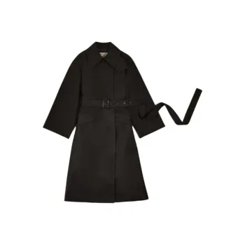 BARBOUR Trench Coat Women's Marine Blue