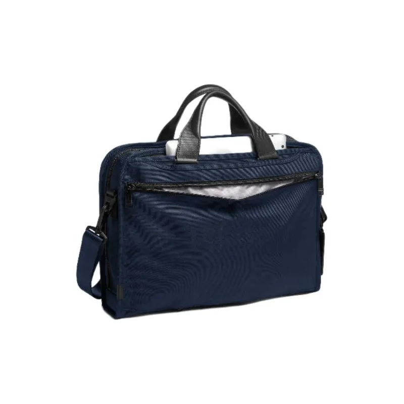 TUMI Polyamide Briefcase Men's Marine Blue-2