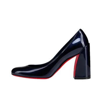 CL Miss Sab Chunky Heel High Heels 8.5cm Women's Marine Blue