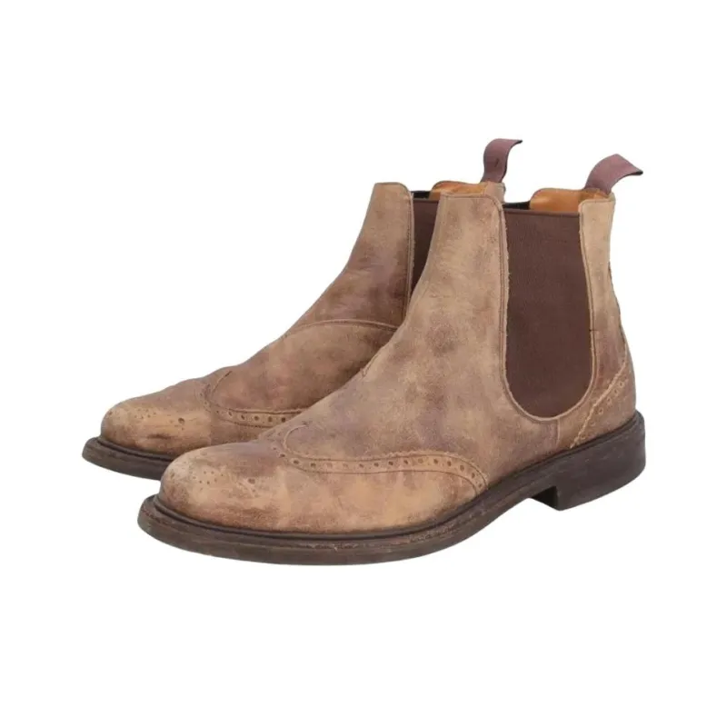 CHURCH'S Ankle Length Chelsea Boots Men's Brown-2