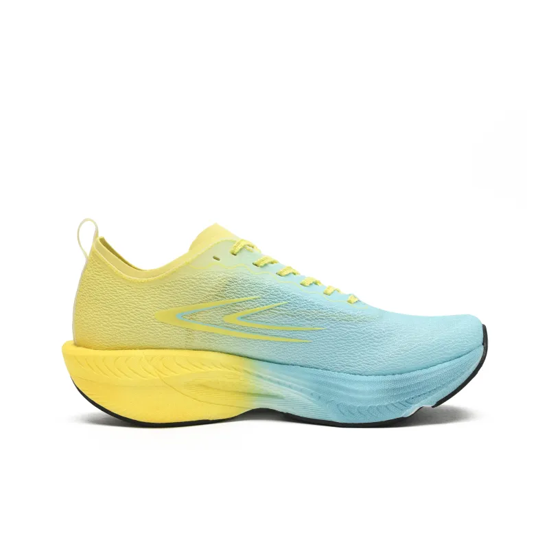 CIELMODE Cushioning Abrasion Resistant Breathable Low Top Running Shoes Unisex Supersonic Blue Yellow-1