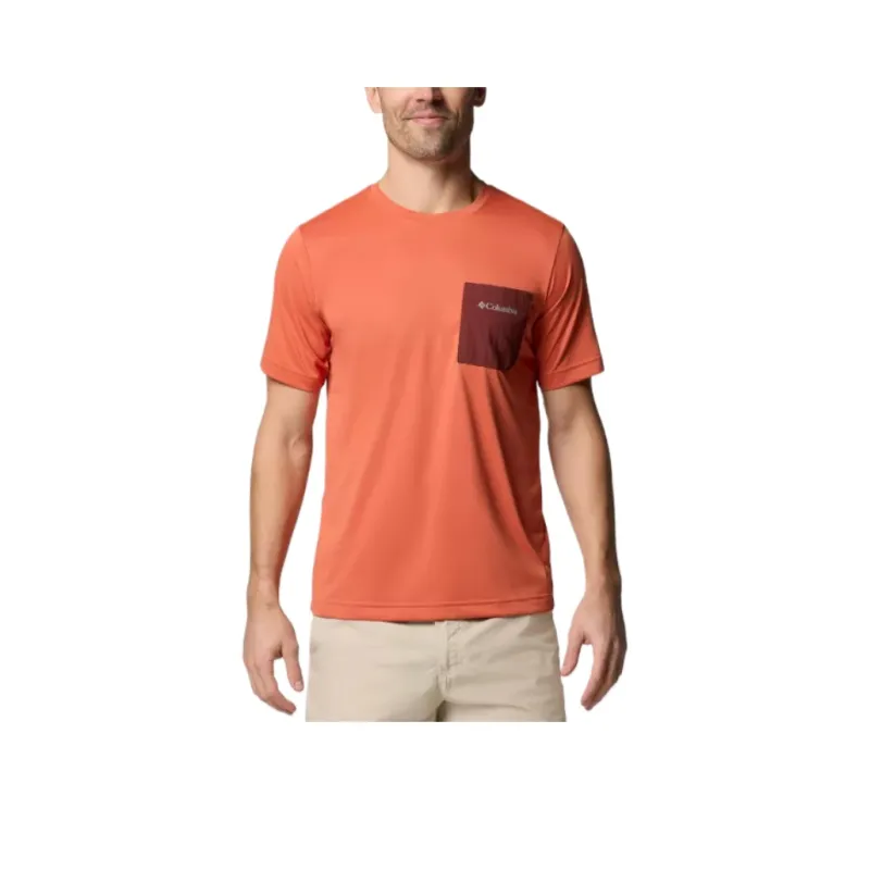 Columbia Hike T Shirts Men Orange-0