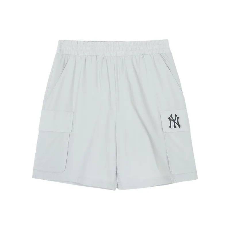 MLB New York Yankees Casual Shorts Unisex Light Gray-0