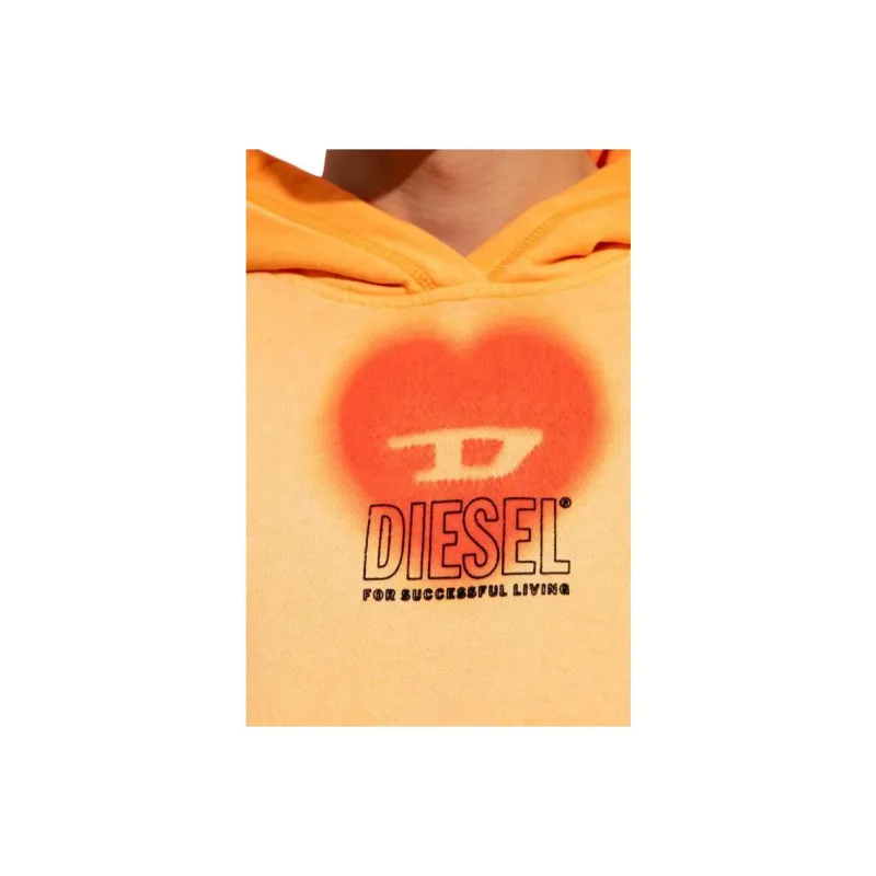 DIESEL Sweatshirts Men Orange-4