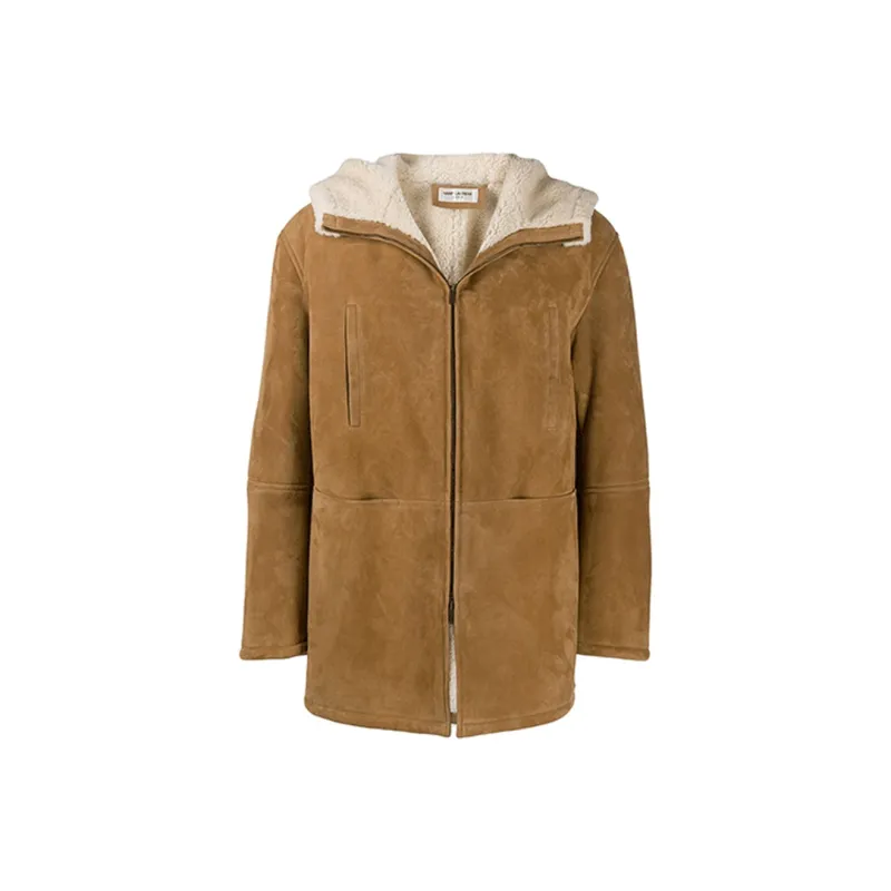 SAINT LAURENT Jacket Men's Brown-0