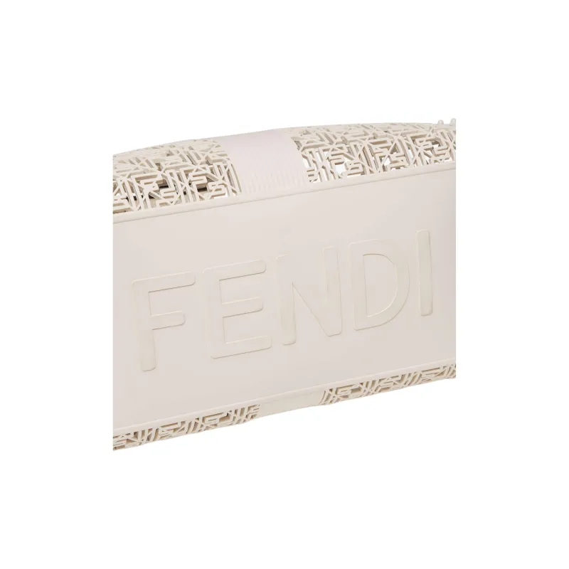 FENDI Recycled Plastic Handbag Men's White-4