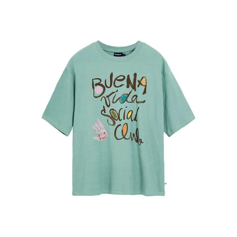 Desigual T Shirts Men Lake Blue-0