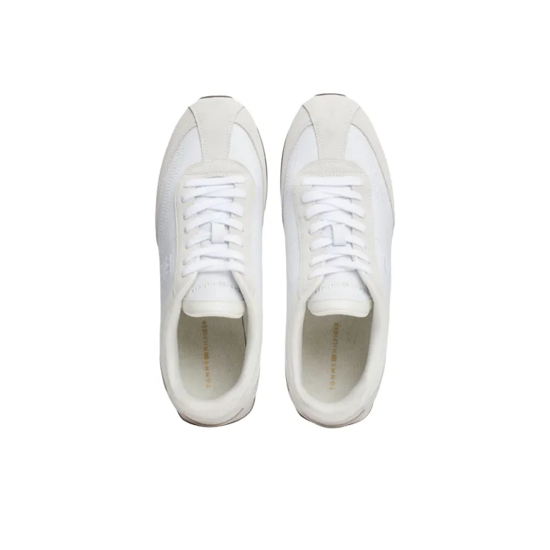 Tommy Hilfiger Heritage Low Top Casual Shoes Women's White Gray-3