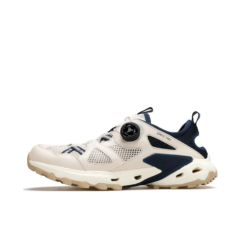 HUMTTO Quick Dry Coverage Slip Resistant River Trekking Shoes Men's Fog White Dark Blue-0