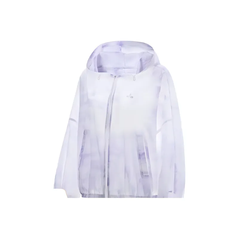LINING Fitness Series Trench Coats Women's Pink Purple-0