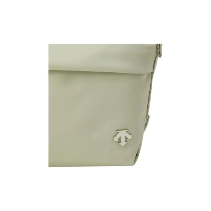 DESCENTE Nylon Crossbody Bag, Shoulder Bag Trumpets Women's Light Green/Black-7