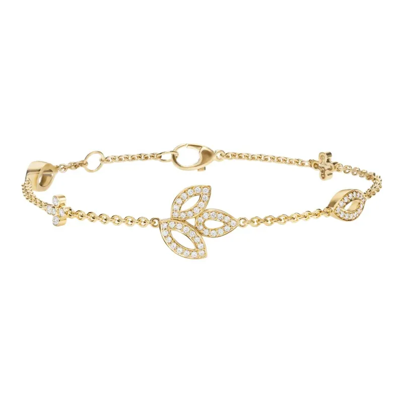 HARRY WINSTON Diamond Bracelets Women's Gold-0