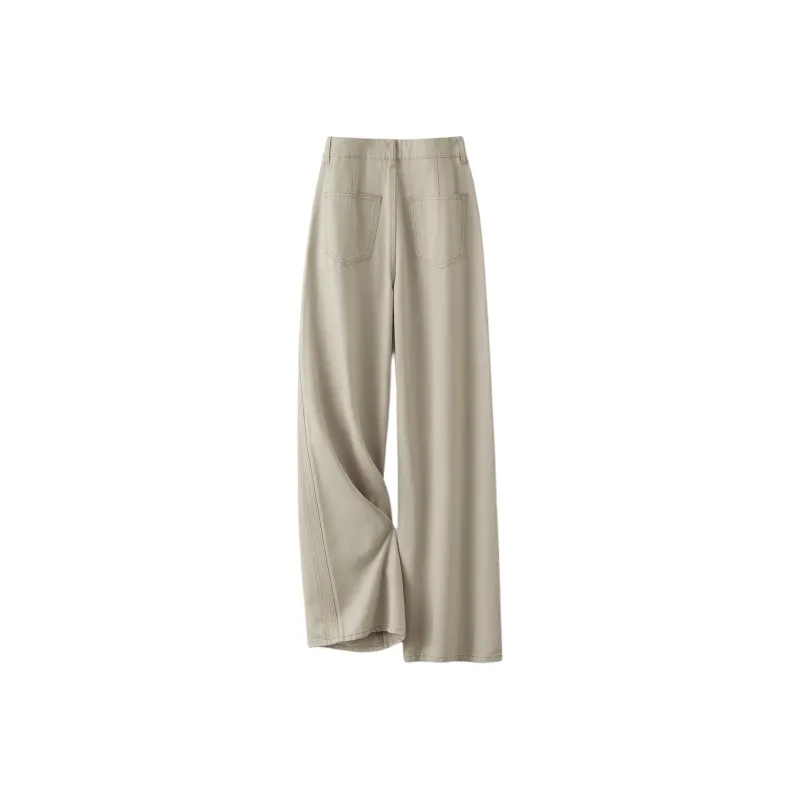 IHIMI Jeans Women's Cream Gray-1