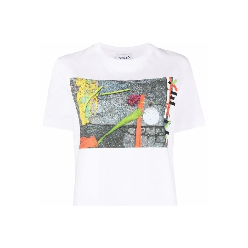 KENZO SS22 Regular T Shirt Women's White-4