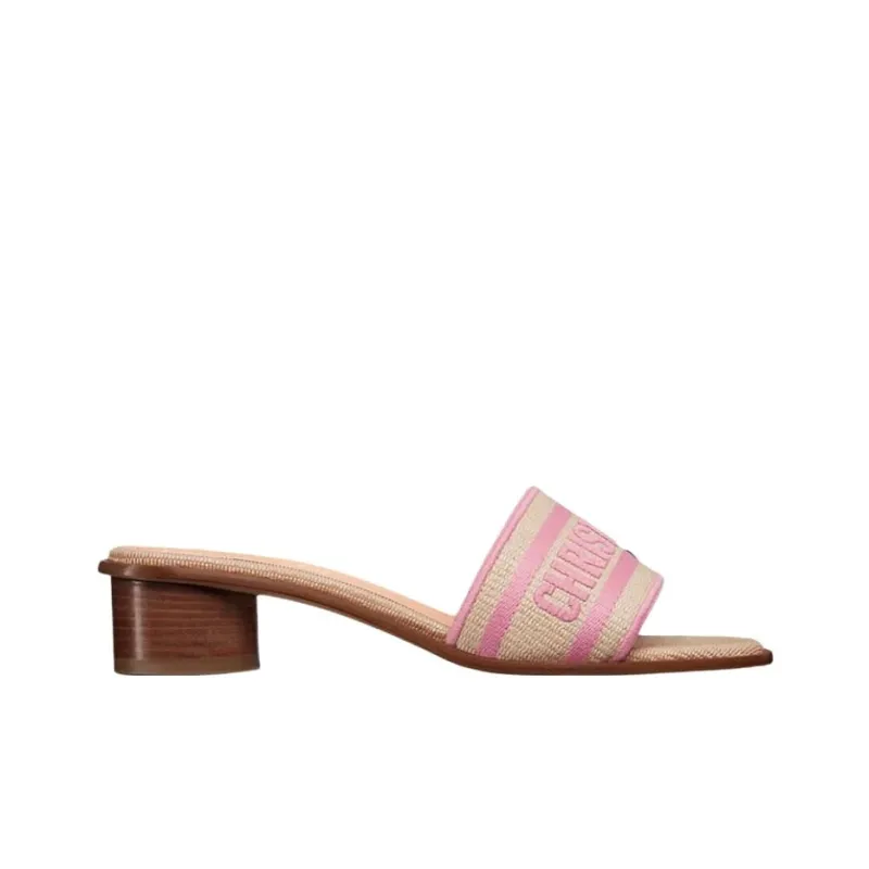 DIOR Dioriviera Slide Slippers 3.5cm Women's Pink-1