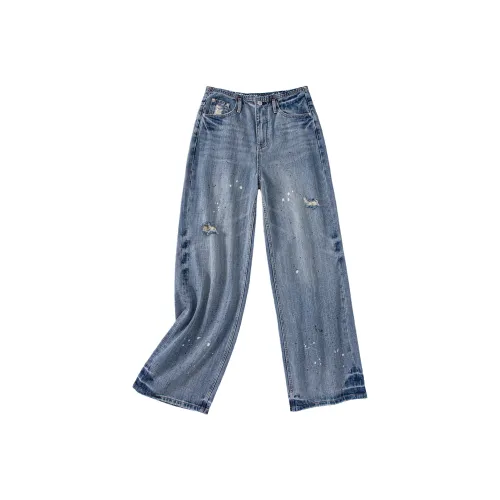 Le Alfashionline 블루 여성 청바지