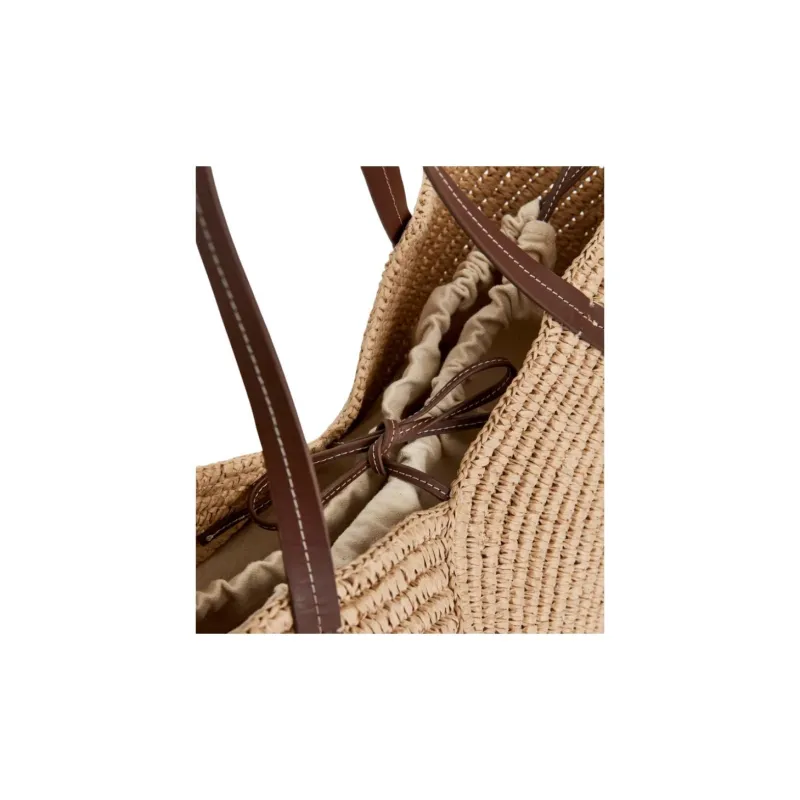ARKET Paper Shoulder Bag Tubas Women's Beige-4
