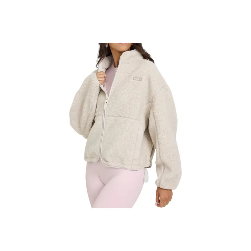 ONER ACTIVE Zip Through Fleece Velvet feel Coat Women's-0