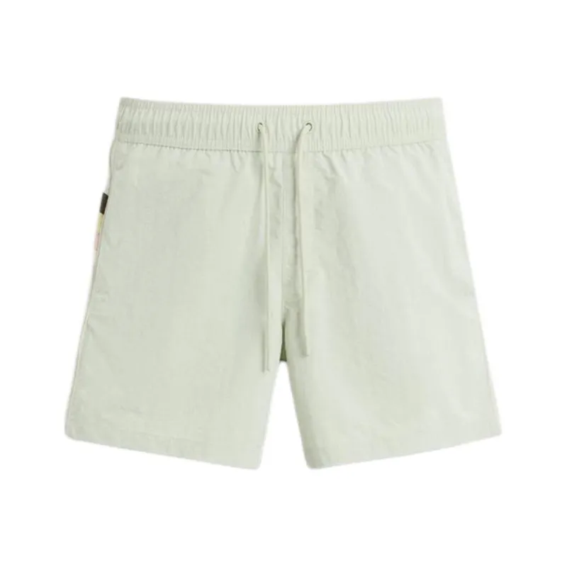 ZARA Swimming Shorts Men Lake Green-0