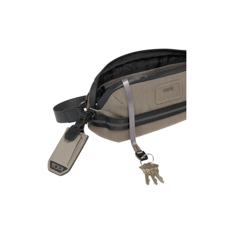 TUMI Alpha Bravo Nylon Fanny Pack Regular Unisex Sand-4