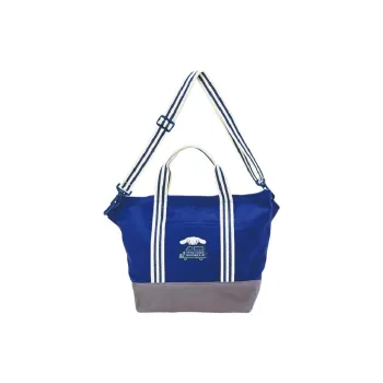Sanrio Yugui Dog Canvas Tote Bag, Shopping Bag, Shoulder Bag, Handbag Women's Blue