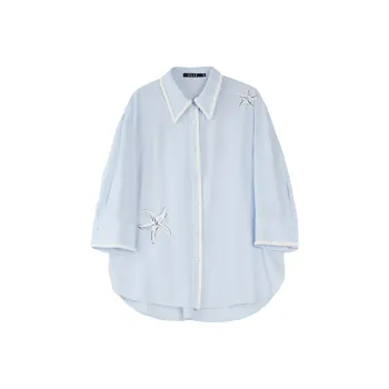 ELLE Shirts Women's Blue